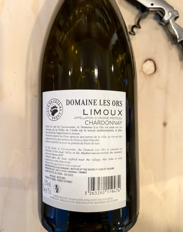 Dimaine les Ors Chardonnay Limoux 2018